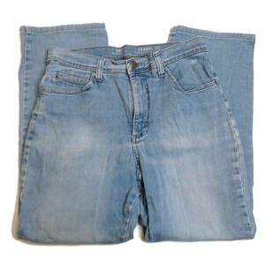 Lee Jeans Platinum Premium Classic Fit Straight‎ Womens 29 x 26 Blue High Waist